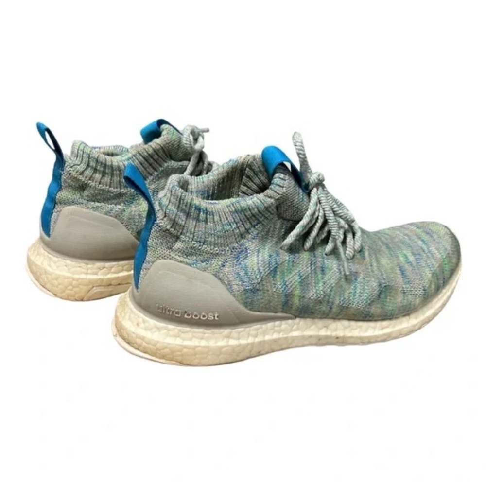 Adidas ultra boost mid green/blue Size 8